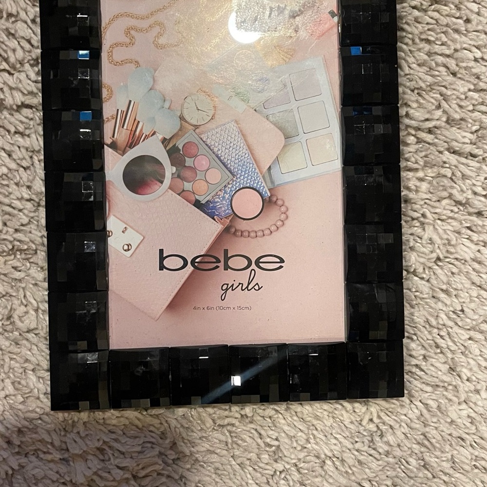 Bebe Girls Black Photo Frame